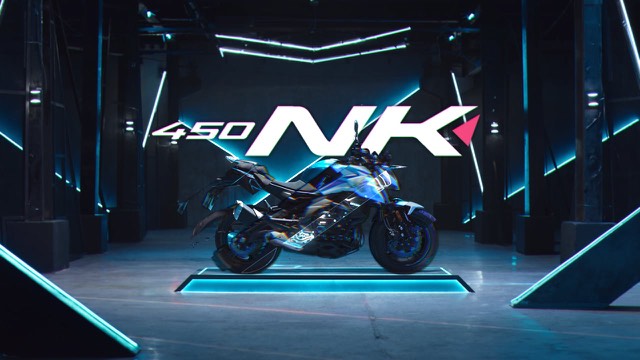 Still from CFMOTO 450NK Global Launch Film
